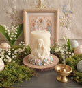 Bougies religieuse artisanales