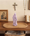 Bougie religieuse artisanale