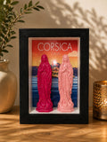 Cadre vitrine vierges vintage