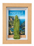 Cadre vitrine vierge vintage