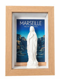 Cadre vitrine vierge vintage
