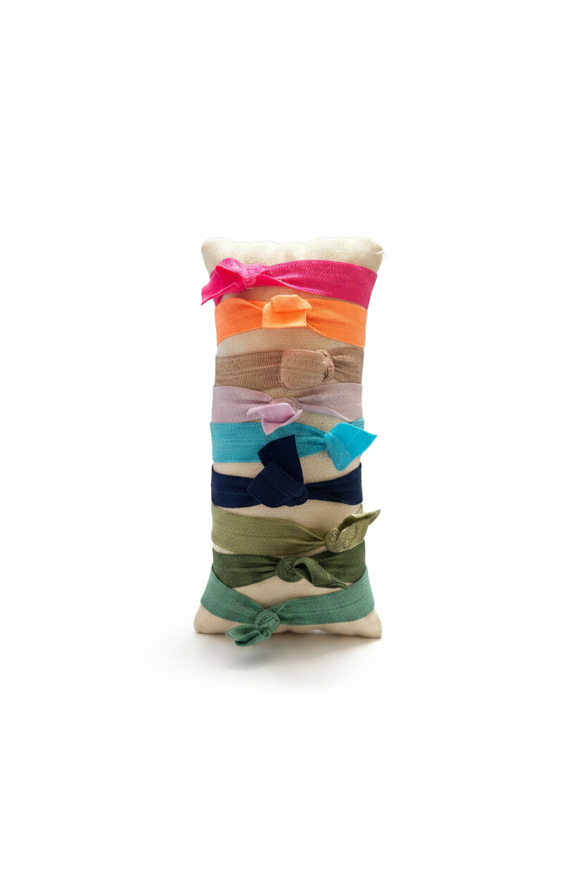 Bracelets colorés — fond blanc